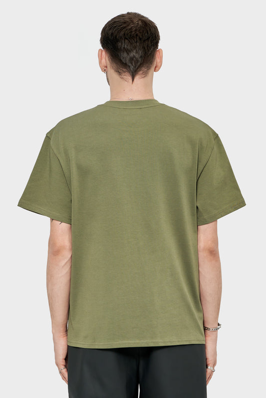 meskie#@Koszulka DAILY OVERSIZED zielona