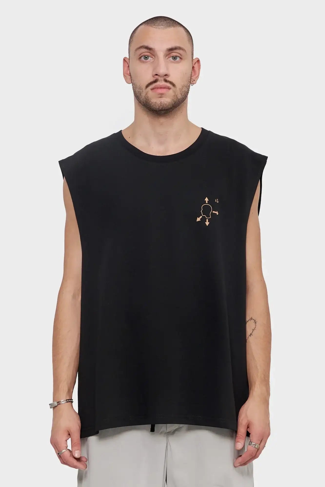 MAN HEAVY TANK T-shirt black