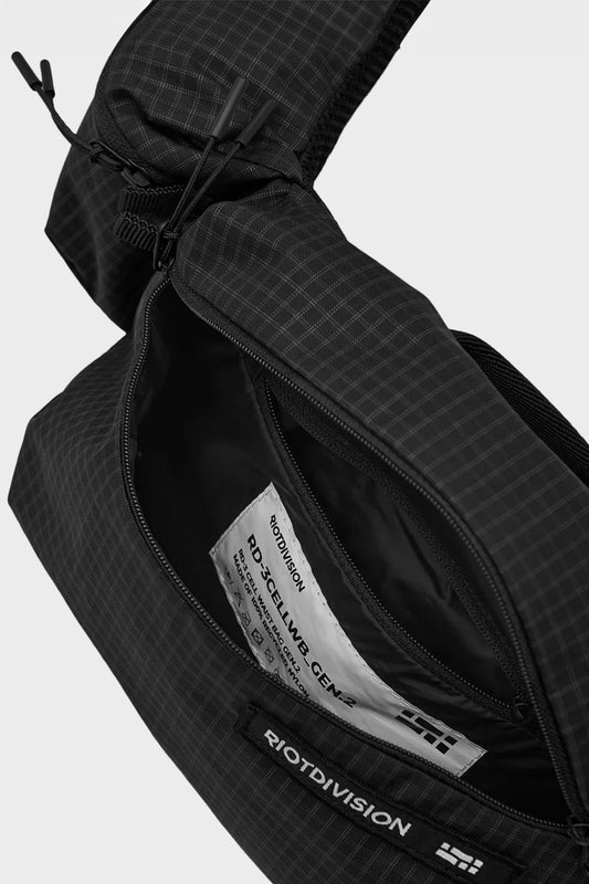 Torebka 3 CELL WAIST BAG grafitowa