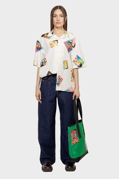 Koszula AISUKURIMU SHIRT SS multikolorowa