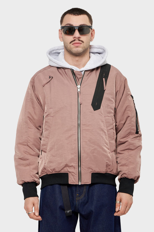 meskie#@Kurtka DIMENSION BOMBER różowa