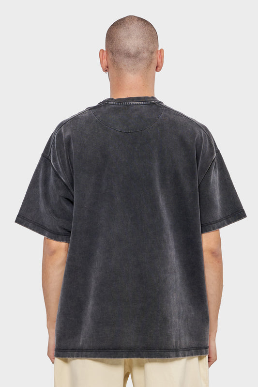 meskie#@Koszulka WAX TEE czarna