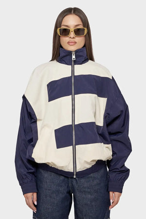 Kurtka TRACKSUIT JACKET Biało-granatowa