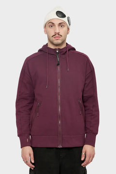 Bluza DIAGONAL RAISED FLEECE fioletowa