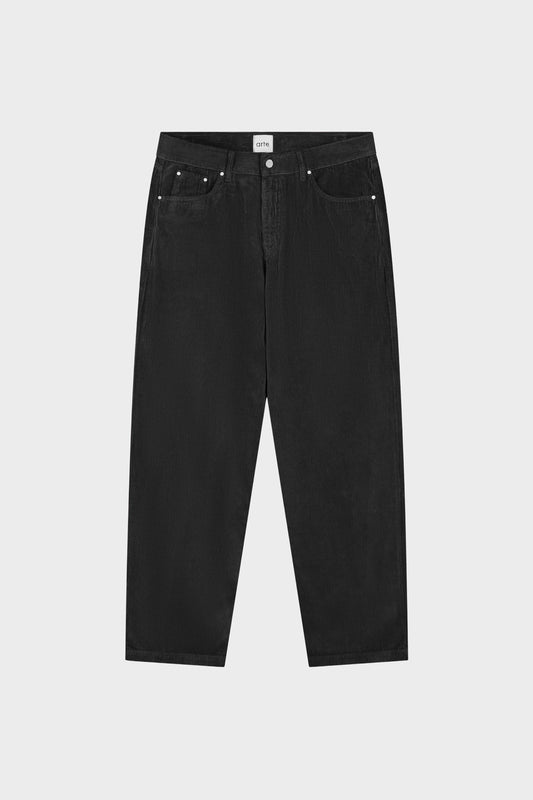 Spodnie CORDUROY czarne