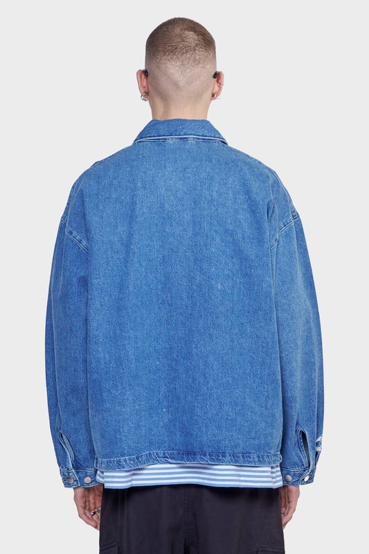 meskie#@Kurtka OSHINO UNIFORM JACKET niebieska
