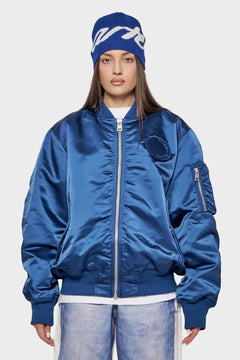 Kurtka NYLON BOMBER granatowa