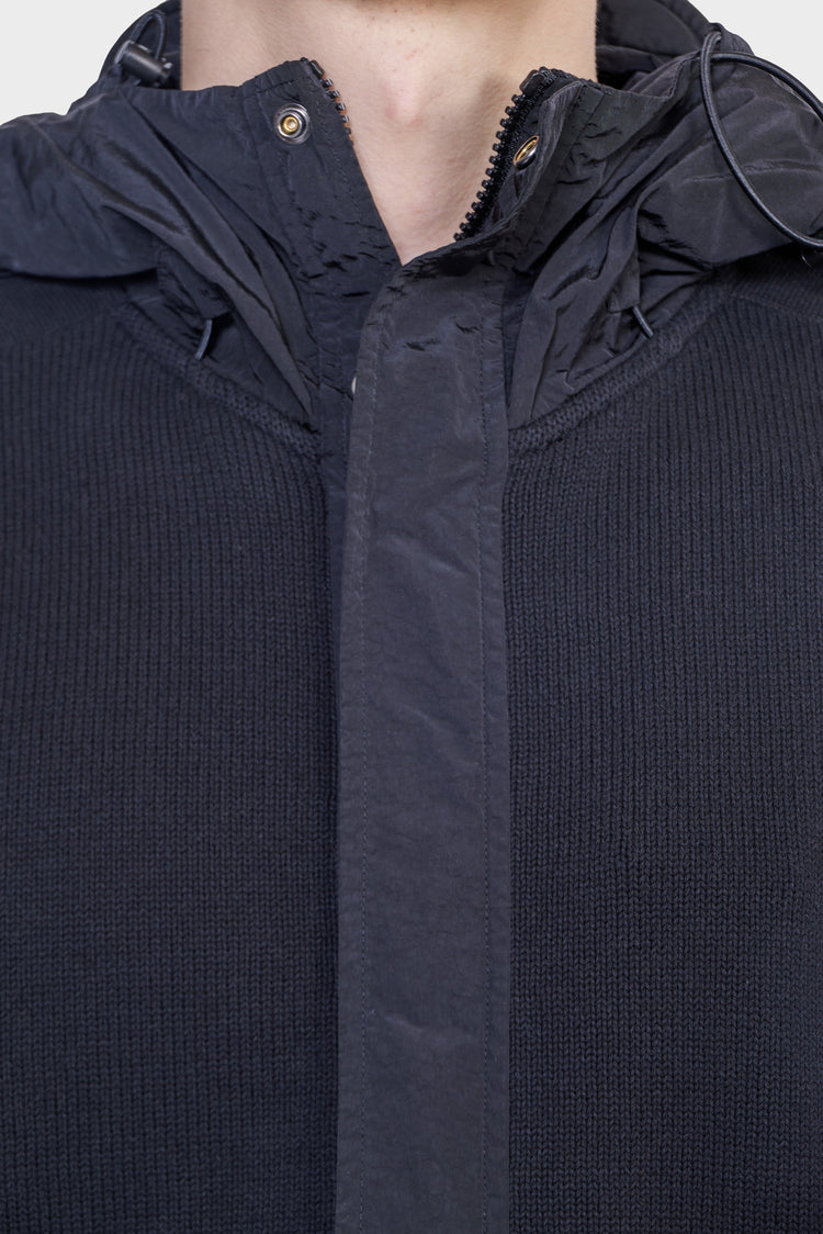 Bluza KNITWEAR - HOODED czarna
