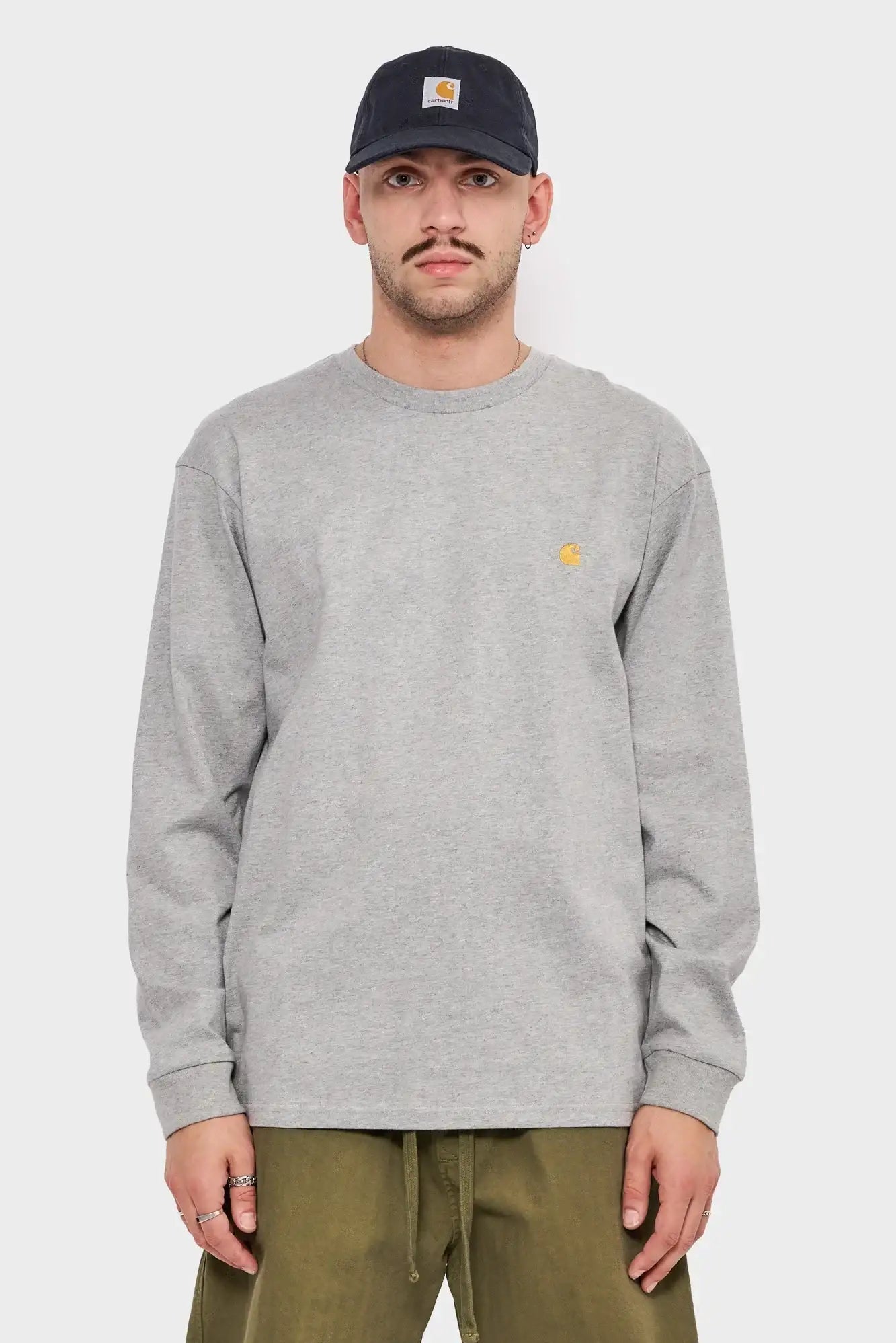 meskie#@Longsleeve CHASE szary