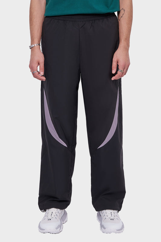 meskie#@Spodnie TWO-TONE TRACKSUIT PANTS czarne