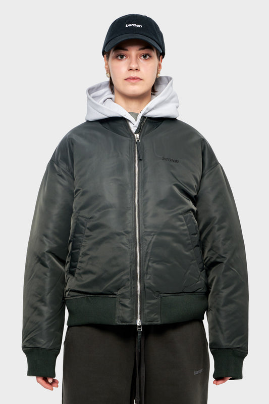 damskie#@Kurtka BLAKE - BOMBER JACKET czarna