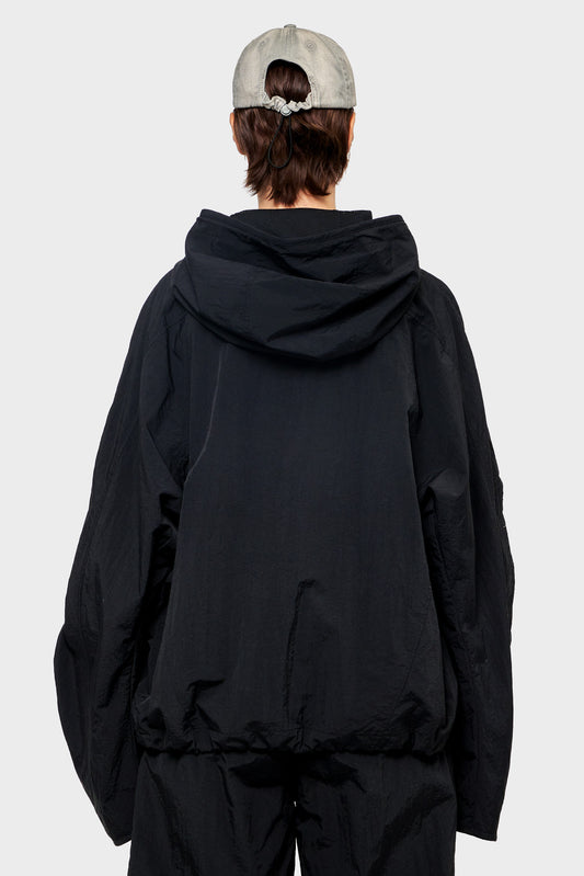 damskie#@Kurtka WINDBREAKER TECHNICAL JACKET czarna