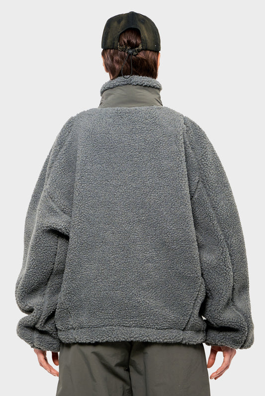 damskie#@Kurtka FLEECE JACKET szara