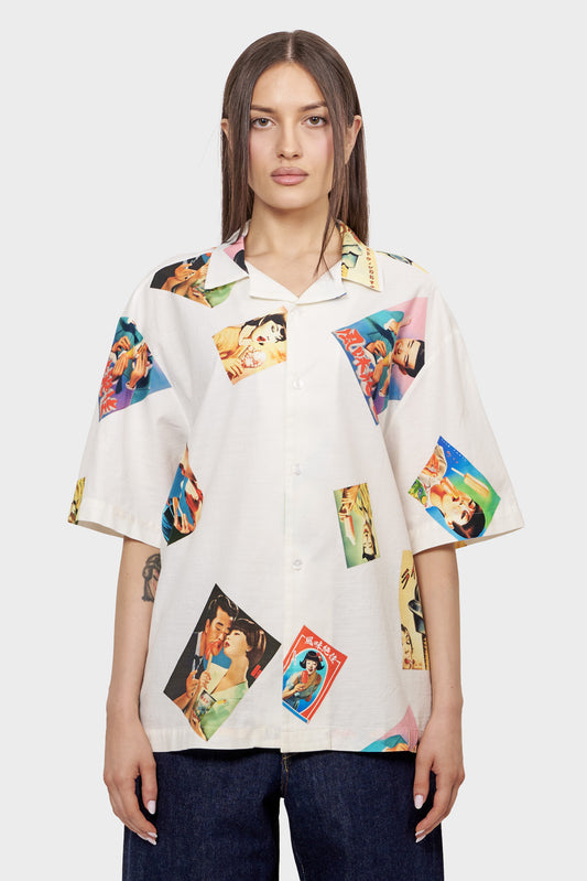 damskie#@Koszula AISUKURIMU SHIRT SS multikolorowa