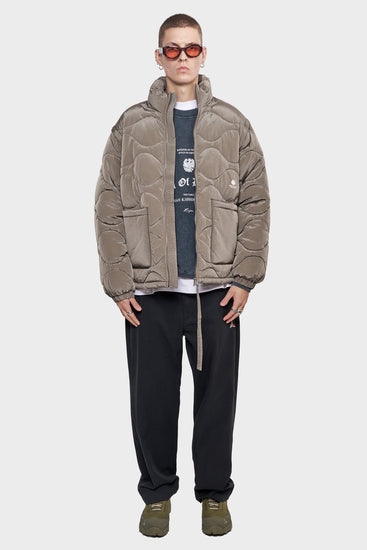 meskie#@Kurtka DETACHABLE JACKET brązowa