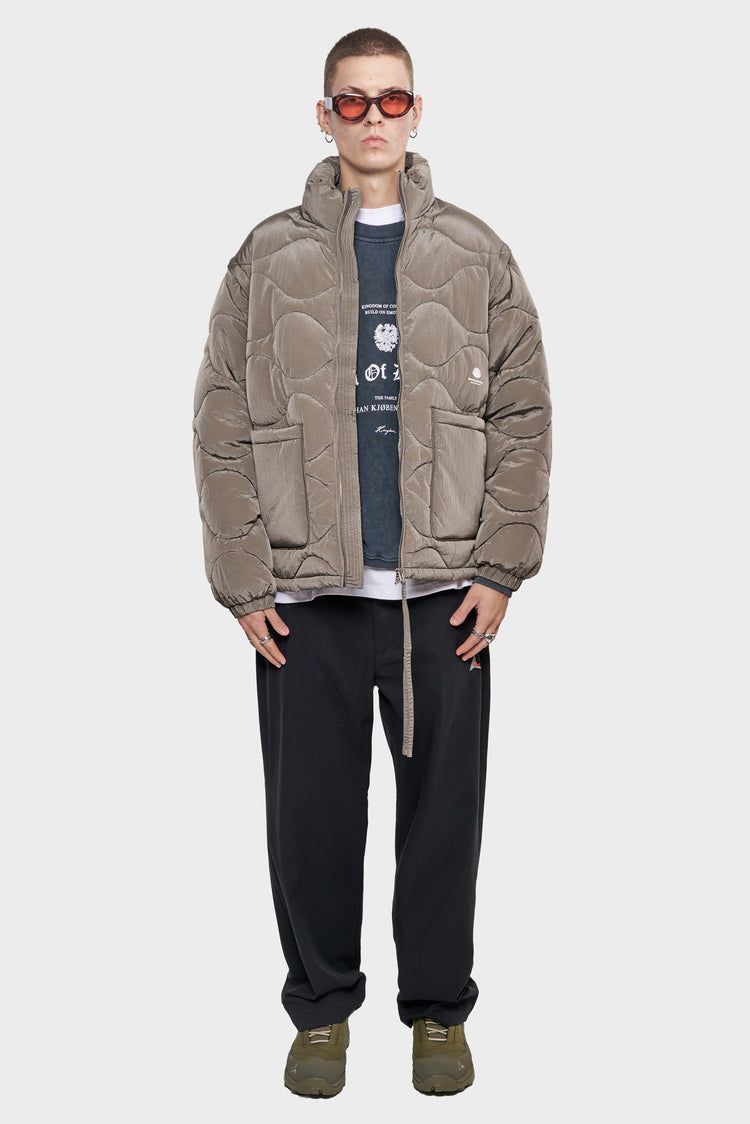 meskie#@Kurtka DETACHABLE JACKET brązowa