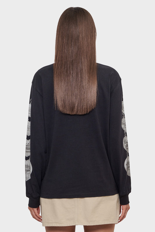 Longsleeve W' HARTT CHAIN czarny