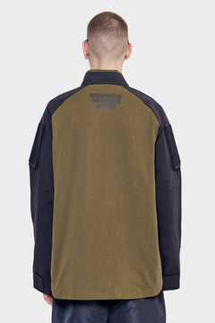 Bluza TACTICAL HALF ZIP czarno/zielona