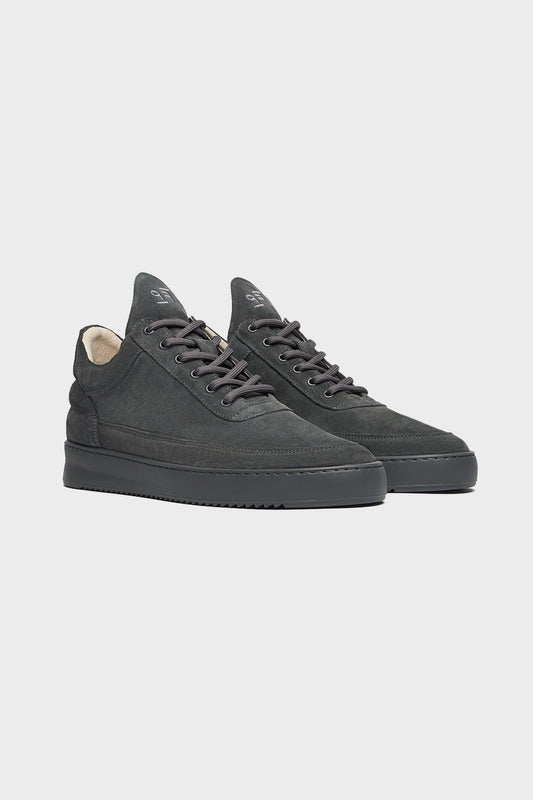 Sneakersy LOW TOP SUEDE ciemnoszare