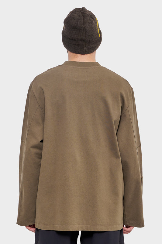 meskie#@Longsleeve LOGO oliwkowy