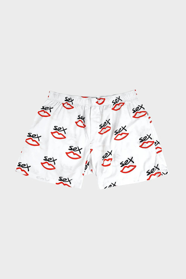 SEX LOGO AOP underwear white