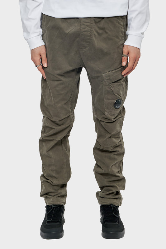 SATEEN trousers green