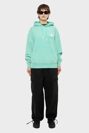 damskie#@#@Bluza LOGO HOODIE turkusowa