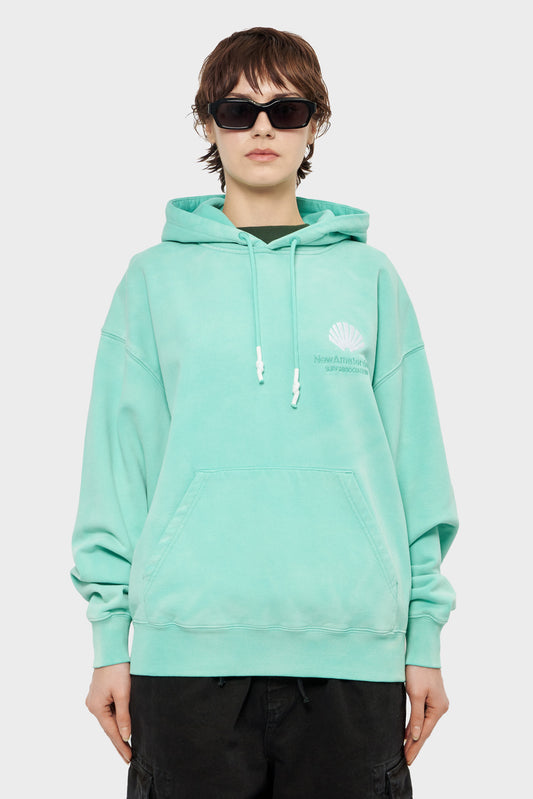 damskie#@#@Bluza LOGO HOODIE turkusowa