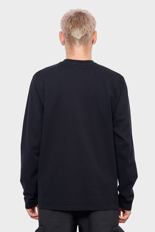 meskie#@Longsleeve BLOOMING IDEAS czarny