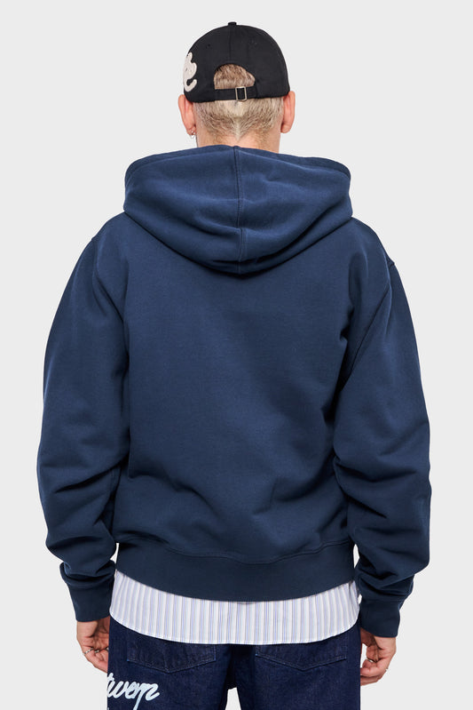 meskie#@Bluza FLOWER LOGO ZIP granatowa