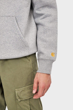 CHASE NECK ZIP sweatshirt gray