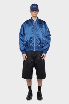 Kurtka NYLON BOMBER granatowa