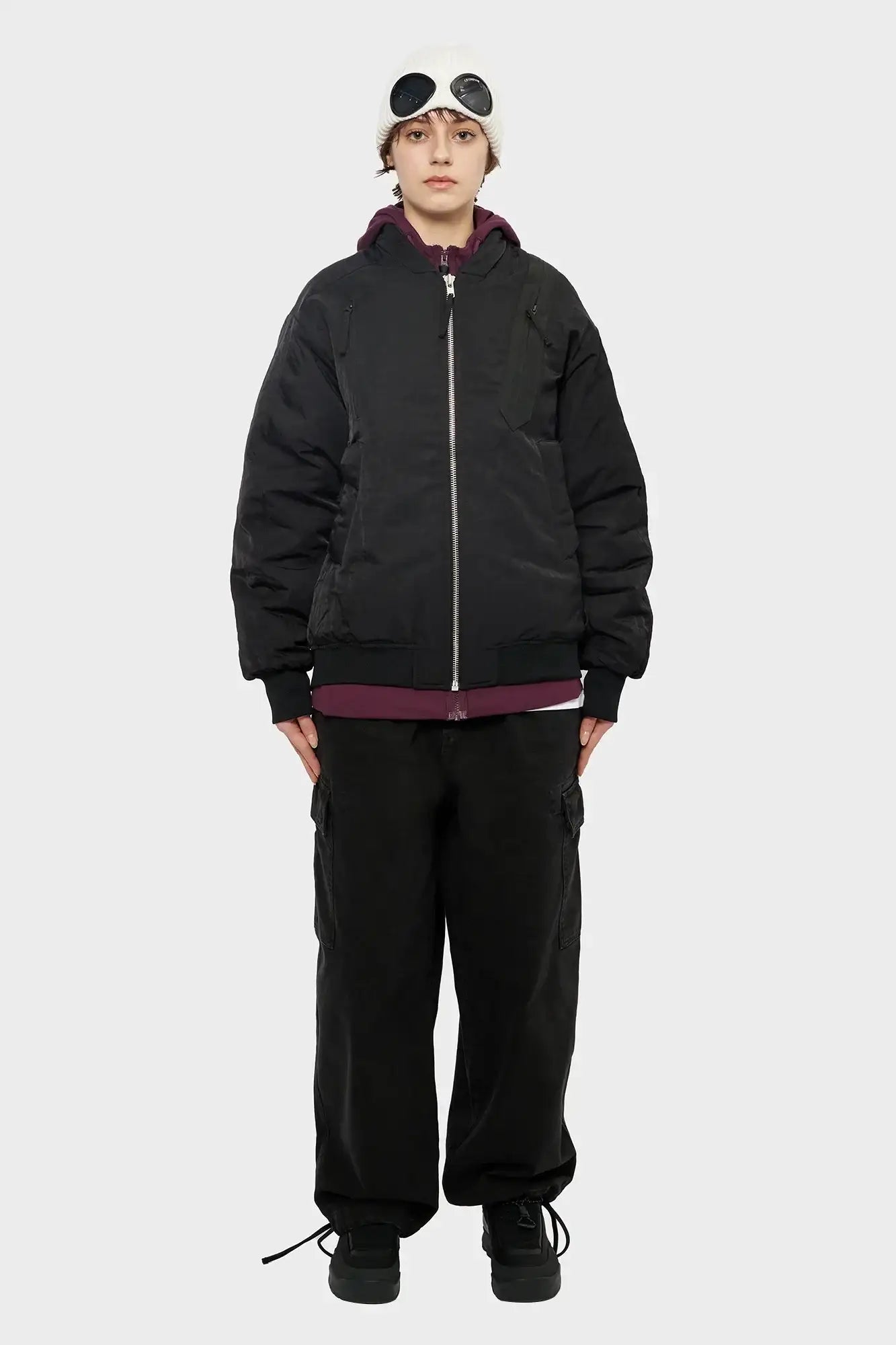 damskie#@Kurtka Dimension Bomber czarna