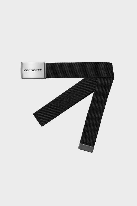 Pasek CLIP CHROME czarny