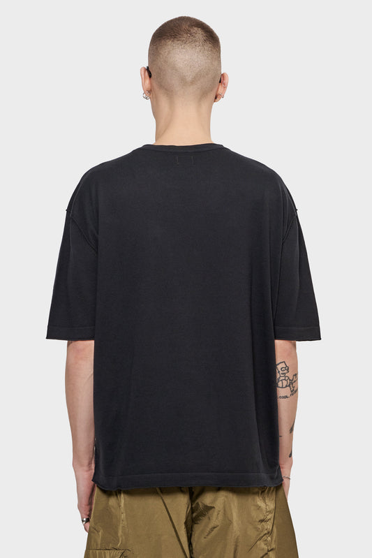 Koszulka KNITWEAR - CREW NECK czarna