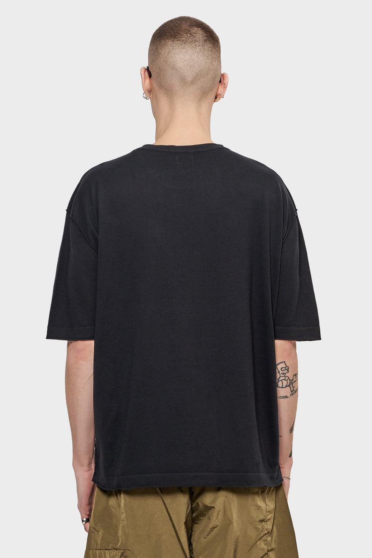 Koszulka KNITWEAR - CREW NECK czarna
