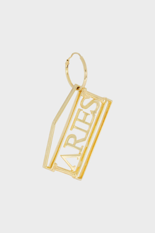 TEMPLE EARNING gold earring