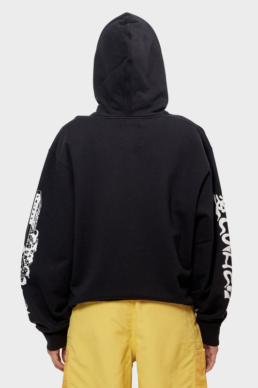 damskie#@Bluza KOUICHI MATSUDA HOODIE SWEAT czarna