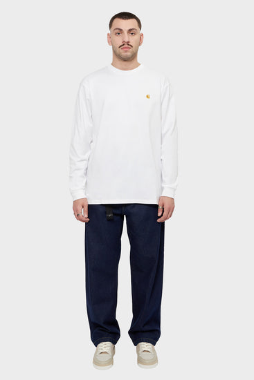 meskie#@Longsleeve Chase L/S T-Shirt biały