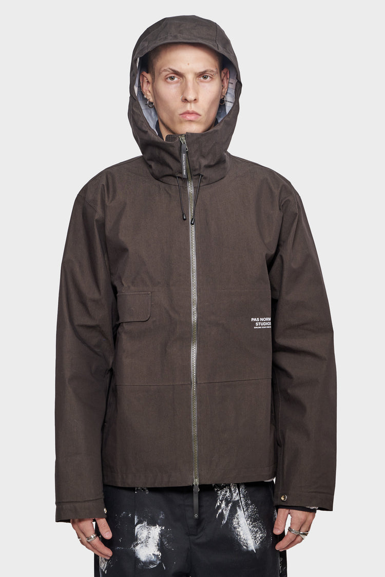 Kurtka Off-Race 3L Cotton brążowa