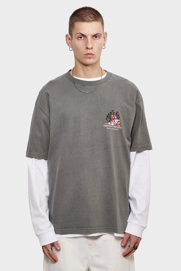 meskie#@Koszulka BUFFET TEE zielona