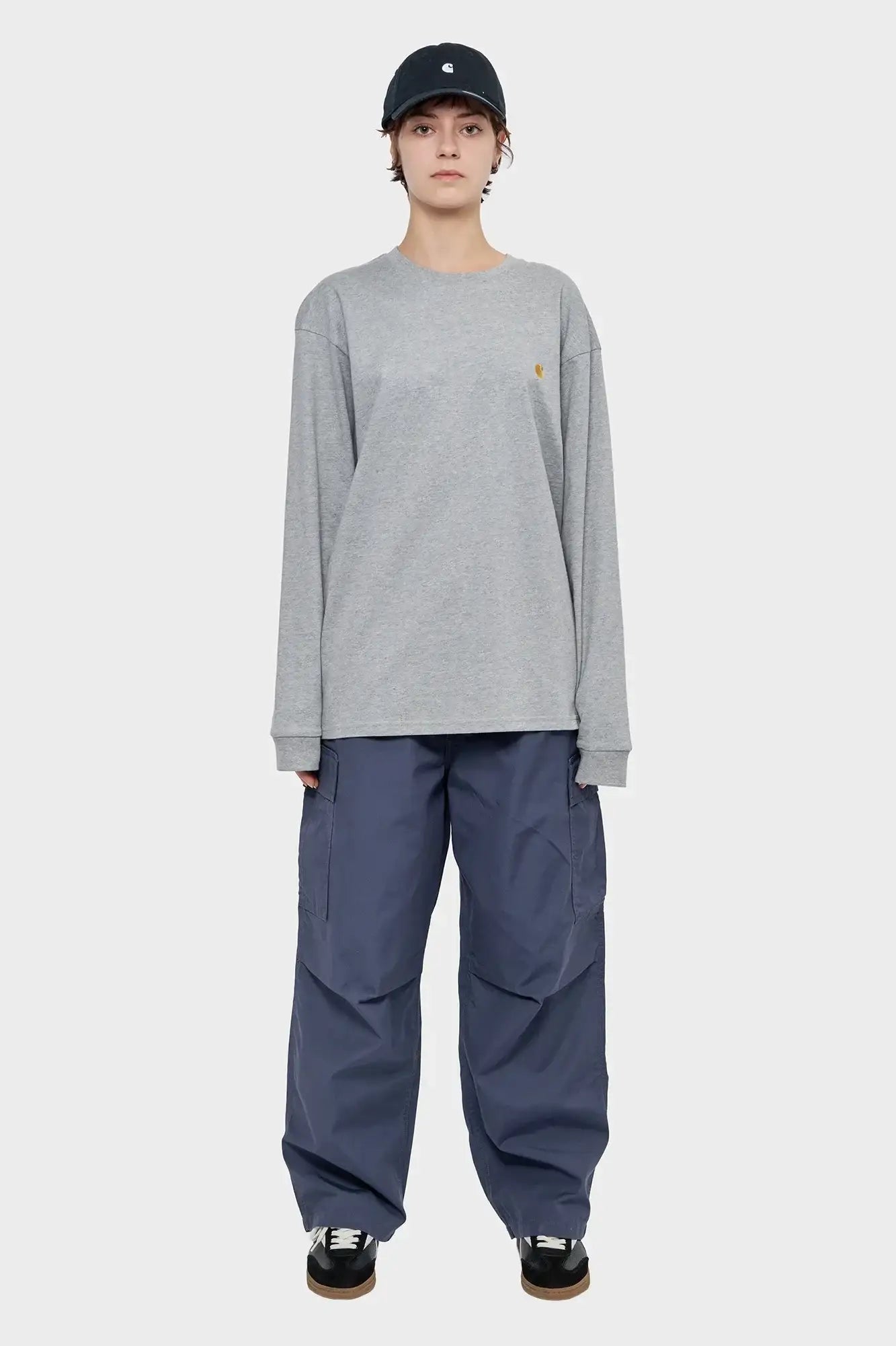 damskie#@Longsleeve CHASE szary