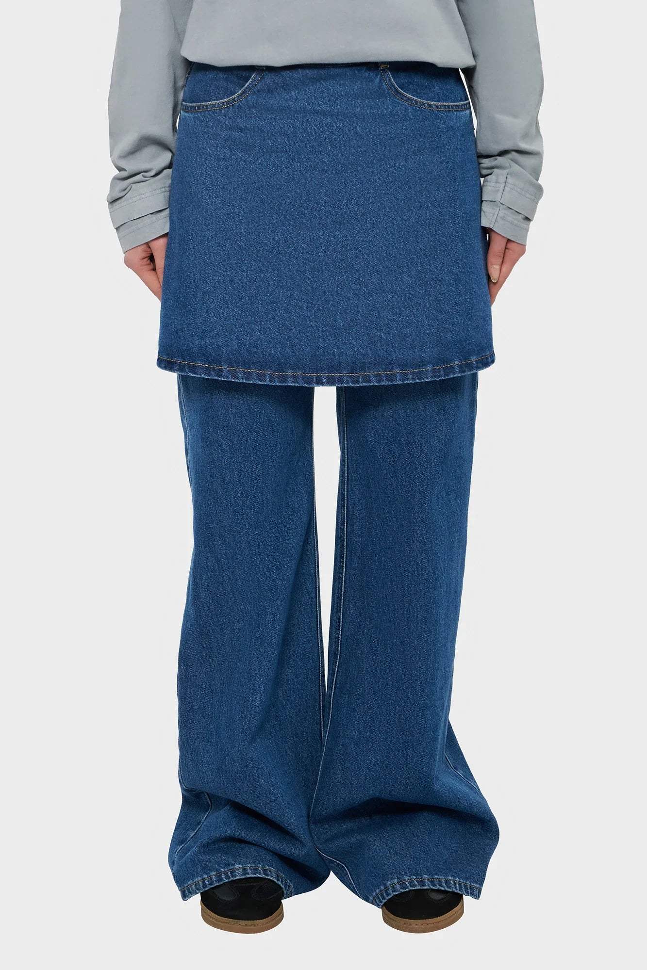 SKIRTY JEANS trousers blue