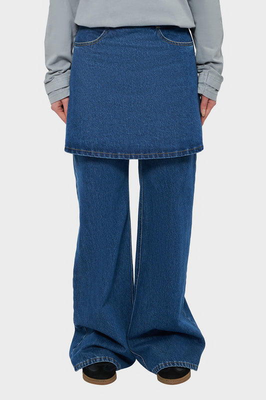 SKIRTY JEANS trousers blue