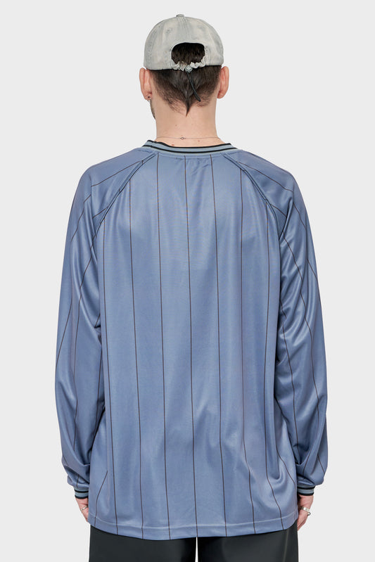 meskie#@Longsleeve LOGO FOOTBALL szary