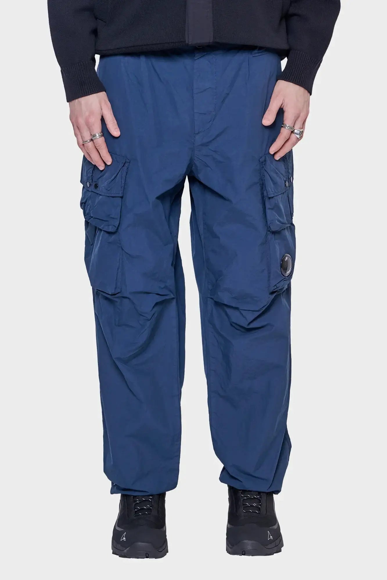 CARGO PANT navy blue trousers