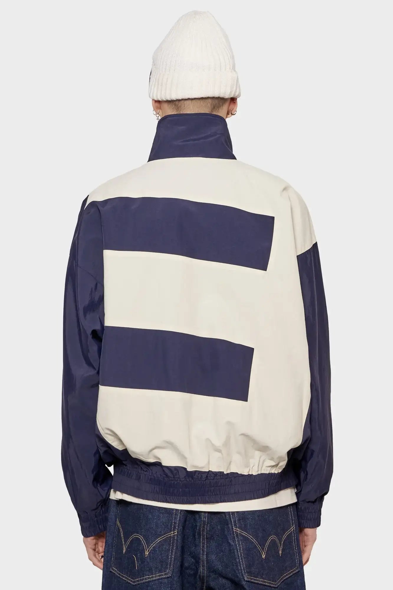 Kurtka TRACKSUIT JACKET Biało-granatowa