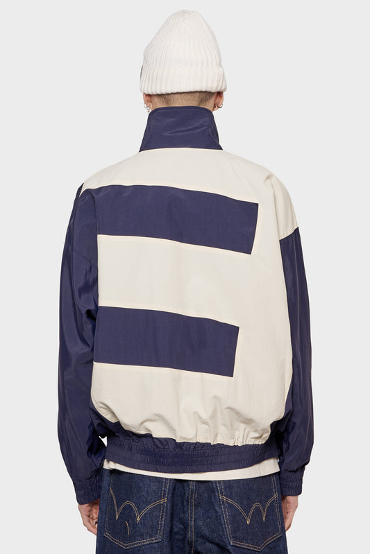 meskie#@Kurtka TRACKSUIT JACKET Biało-granatowa