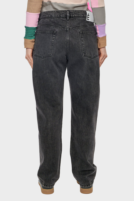 damskie#@Spodnie REGULAR JEANS PANT czarne