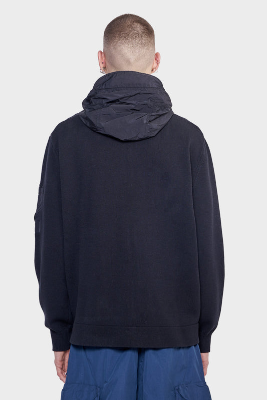 Bluza KNITWEAR - HOODED czarna